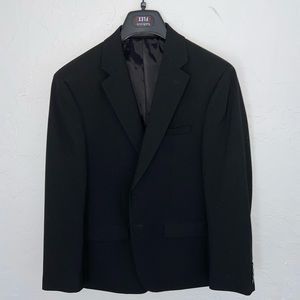 Van Huesen Slim Fit Flex Black Suit Jacket 42S